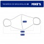 Mascarilla Antifluido Lavable Mike's Azul
