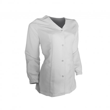Delantal Mujer Blanco Mike's Antifluido Uniformes Clínicos