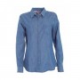 Blusa Denim 2 Bolsillos Mujer M/l Mike`s