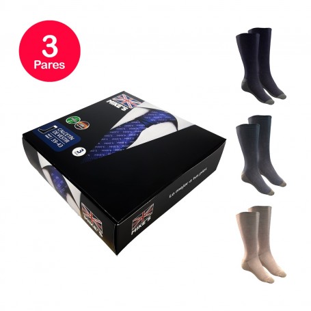 Calcetín Diabético Cobre y Bamboo Pack 3