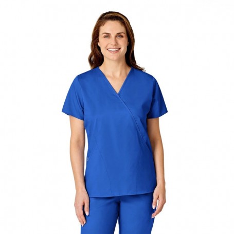 Polera Clínica Mujer Wink Work 102 Azul Rey