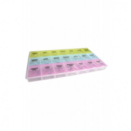 Pastillero 3 Divisiones Colores Mike´s