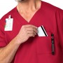 POLERA CLINICA HOMBRE WONDERWINK 103 ROJO