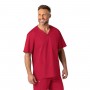 POLERA CLINICA HOMBRE WONDERWINK 103 ROJO