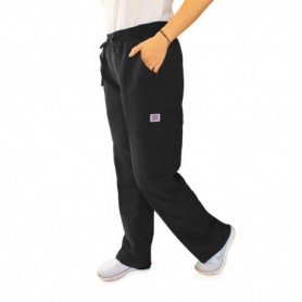 Pantalón Mujer Negro Mike's Antifluido Uniformes Clínicos