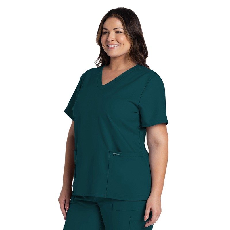 POLERA CLÍNICA MUJER CHEROKEE CK953A ORIGINALS ULTRA CARIBBEAN