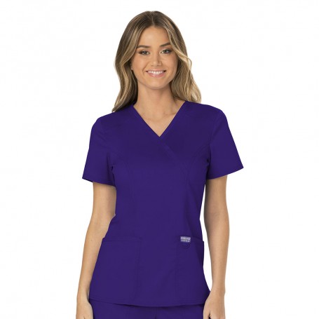 POLERA CLÍNICA MUJER CHEROKEE REVOLUTION WW610 GRAPE