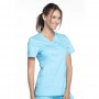 POLERA CLÍNICA MUJER CHEROKEE REVOLUTION WW610 TURQUOISE