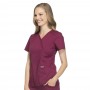 POLERA CLÍNICA MUJER CHEROKEE REVOLUTION WW610 WINE