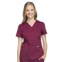 POLERA CLÍNICA MUJER CHEROKEE REVOLUTION WW610 WINE