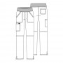 PANTALÓN MUJER CHEROKEE REVOLUTION WW110 NAVY