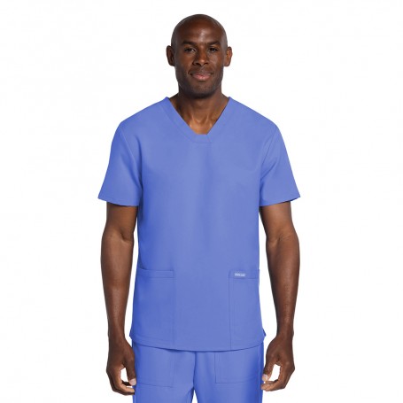POLERA CLINICA HOMBRE CHEROKEE CK784A ORIGINALS ULTRA CIEL