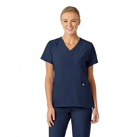 POLERA CLÍNICA MUJER WONDERWINK 6155 NAVY