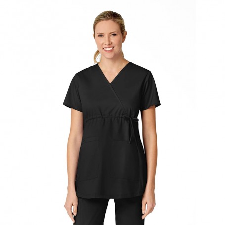 POLERA CLÍNICA MATERNAL WONDERWINK 145 BLACK