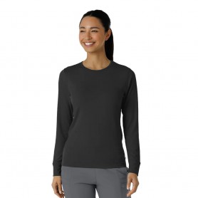 CAMISETA MANGA LARGA MUJER ESSENTIAL LAYER 2189 BLACK
