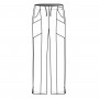 PANTALÓN MUJER WONDERWINK 5155T GRAPE LARGO