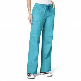 PANTALÓN MUJER CARGO WINK FLEX 5108 AQUA
