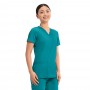 POLERA CLÍNICA MUJER CHEROKEE REVOLUTION WW620 TEAL BLUE