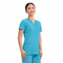 POLERA CLÍNICA MUJER CHEROKEE REVOLUTION WW620 TURQUOISE