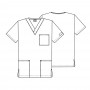 POLERA CLÍNICA HOMBRE CHEROKEE 4876 ROYAL