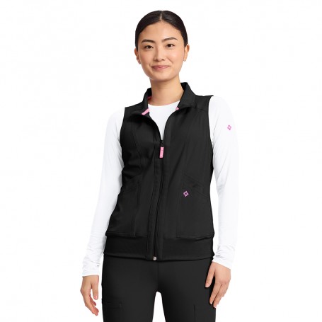 CHAQUETA MUJER SIN MANGAS CON CIERRE MC500 BLACK