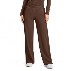 PANTALÓN ANCHO MUJER CON 6 BOLSILLOS IN028A ESPRESSO