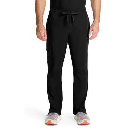 PANTALÓN HOMBRE CON CORDÓN Y CIERRE HH154 BLACK