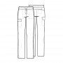 PANTALÓN HOMBRE CON CORDÓN Y CIERRE HH154 NAVY