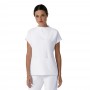BLUSA MUJER ESCOTE ALTO 6166 WHITE