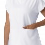 BLUSA MUJER ESCOTE ALTO 6166 WHITE