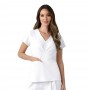 BLUSA CLÍNICA MUJER ESCOTE V 6266 WHITE