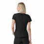 BLUSA CLÍNICA MUJER ESCOTE V 6266 BLACK