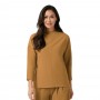 BLUSA CLÍNICA MUJER MANGA 3/4 ESCOTE ALTO 6366 AUBURN