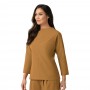BLUSA CLÍNICA MUJER MANGA 3/4 ESCOTE ALTO 6366 AUBURN