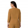BLUSA CLÍNICA MUJER MANGA 3/4 ESCOTE ALTO 6366 AUBURN