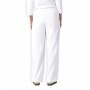 PANTALÓN CLÍNICO PLISADO MUJER PIERNA ANCHA 5266 WHITE