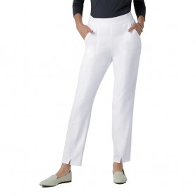 PANTALÓN CLÍNICO TOBILLO CÓNICO MUJER 5166 WHITE