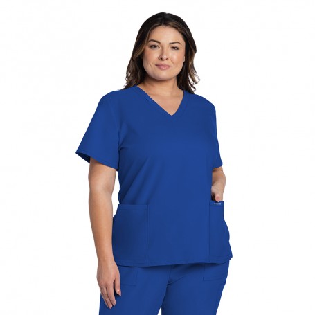 POLERA CLÍNICA MUJER CHEROKEE CK953A ORIGINALS ULTRA ROYAL