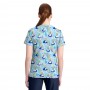 POLERA CLÍNICA ESTAMPADA TF796 ALICIA PAIS MARAVILLAS
