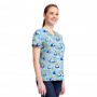 POLERA CLÍNICA ESTAMPADA TF796 ALICIA PAIS MARAVILLAS