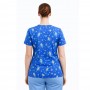POLERA CLÍNICA MUJER ESTAMPADA MIKE’S ANTIFLUIDO SIRENAS