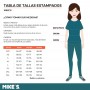 POLERA CLÍNICA MUJER ESTAMPADA MIKE’S ANTIFLUIDO CORAZON