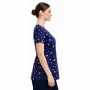 POLERA CLÍNICA MUJER ESTAMPADA MIKE’S ANTIFLUIDO ESTRELLAS