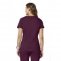 POLERA CLÍNICA MUJER CHEROKEE REVOLUTION WW601 WINE